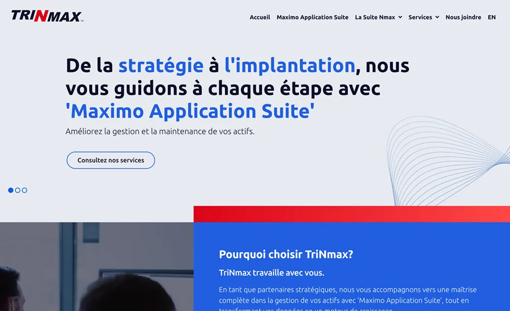 Trinmax Site Web