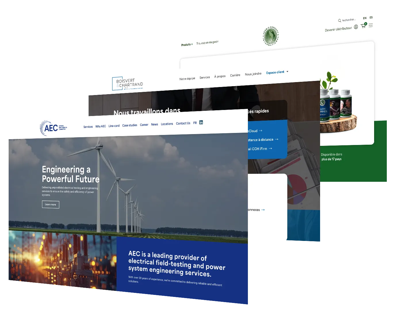 Conception et développement de sites Web wordpress