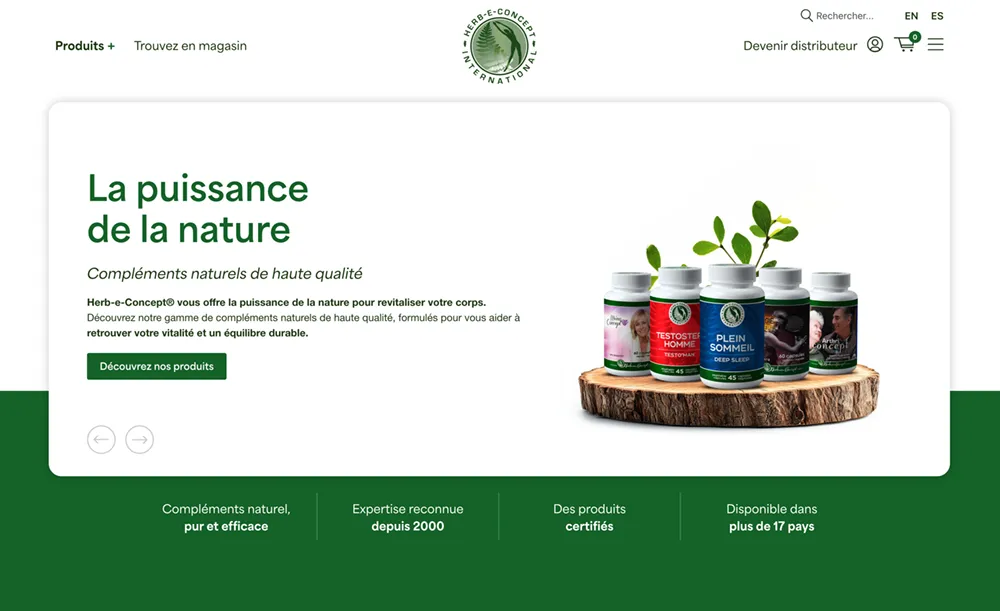 Site Web Herb-e-concept